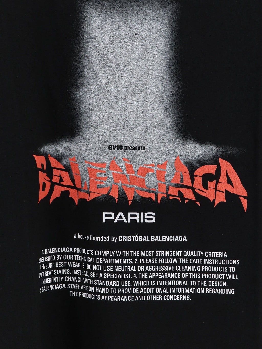 Balenciaga Men The Door Cotton T-Shirt