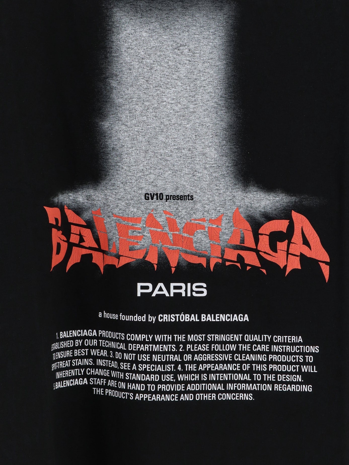 Balenciaga Men The Door Cotton T-Shirt