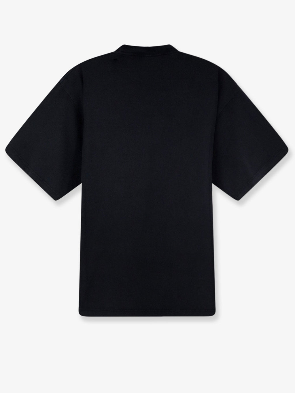 Balenciaga Women Cotton T-Shirt With Front Logo Print