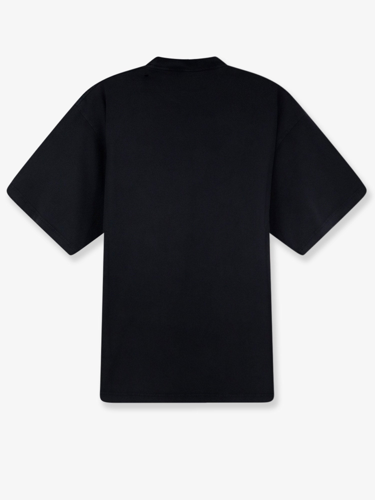 Balenciaga Women Cotton T-Shirt With Front Logo Print