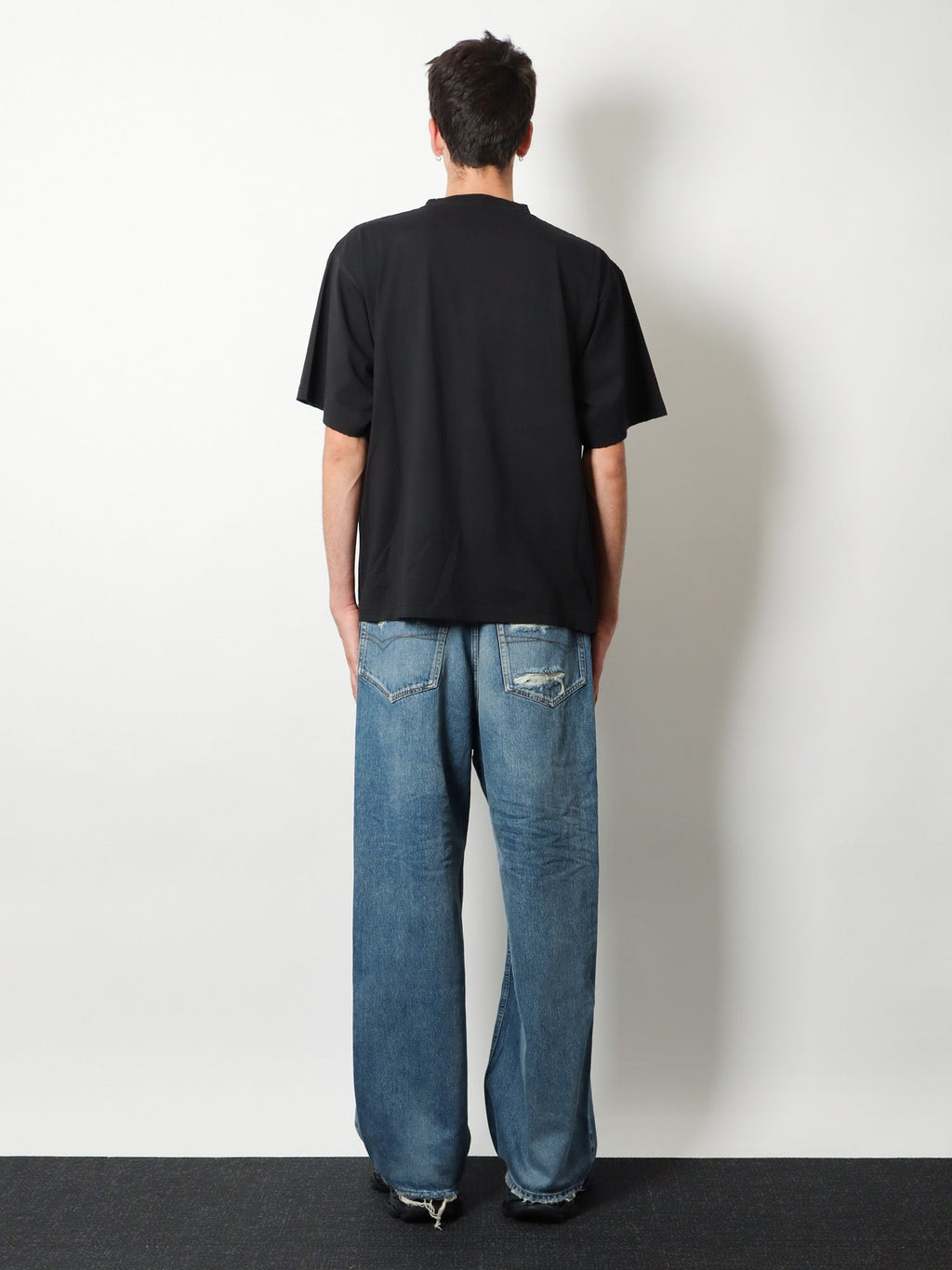 Balenciaga Men Cotton T-Shirt With Front Print