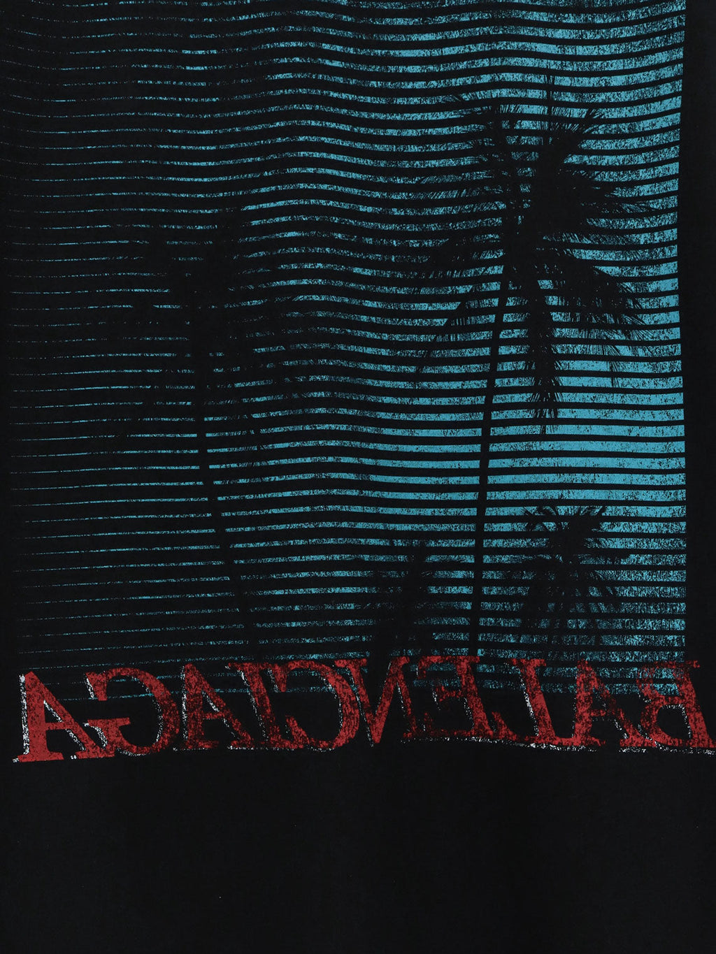 Balenciaga Men Cotton T-Shirt With Front Print