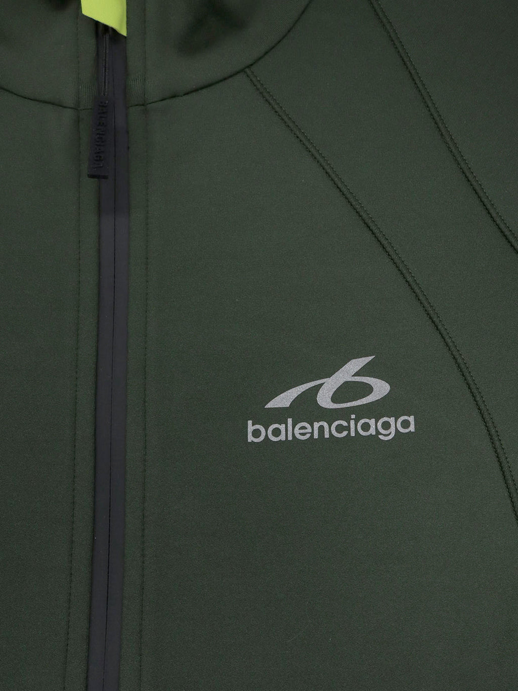 Balenciaga Women Fitted Zip-Up Sweatshirt