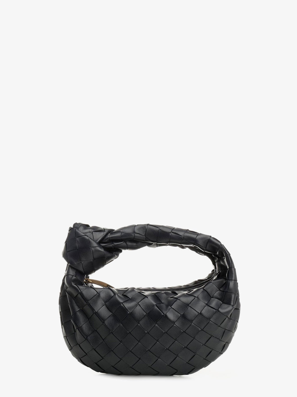 Bottega Veneta Women Mini Jodie Leather Handbag With Intrecciato Motif