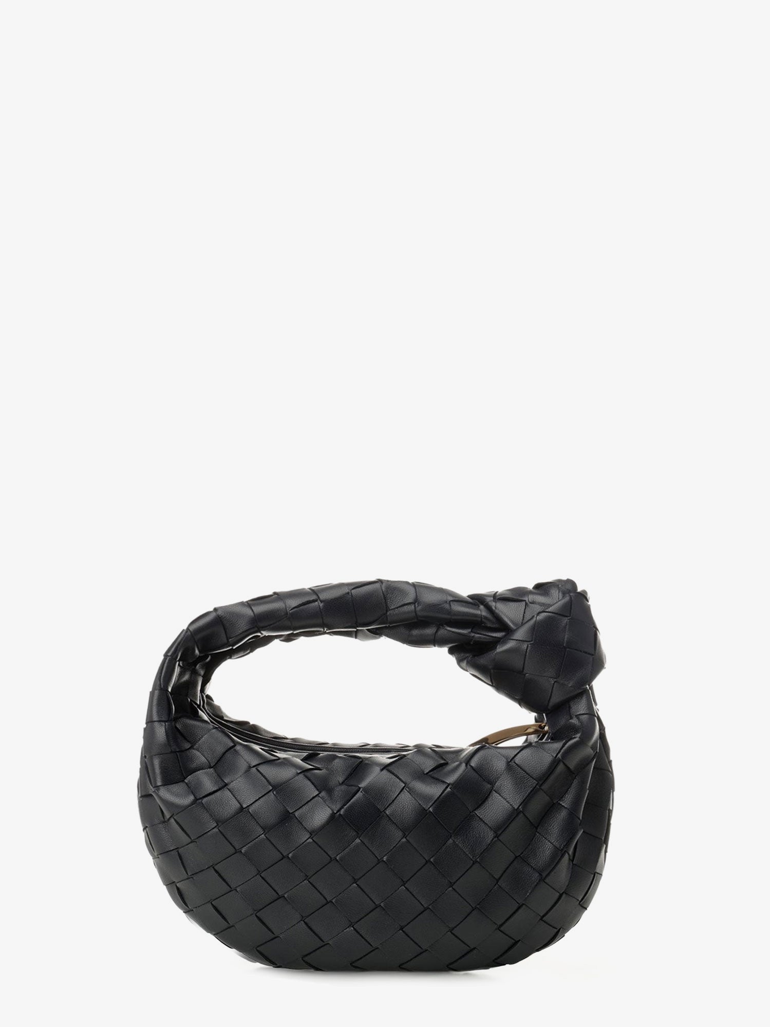 Bottega Veneta Women Mini Jodie Leather Handbag With Intrecciato Motif