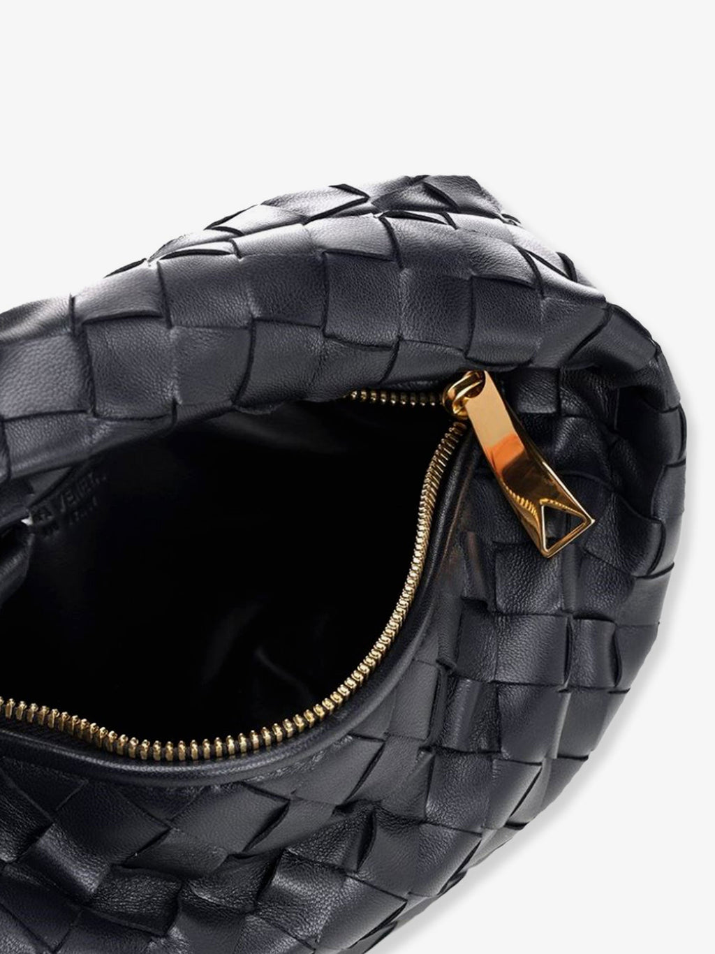 Bottega Veneta Women Mini Jodie Leather Handbag With Intrecciato Motif