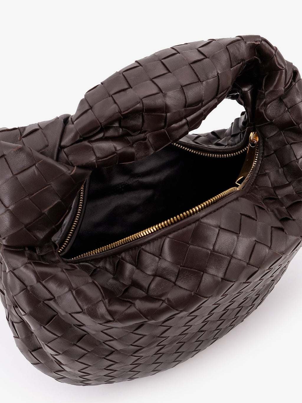 Bottega Veneta Women Jodie Small Leather Handbag With Intrecciato Motif