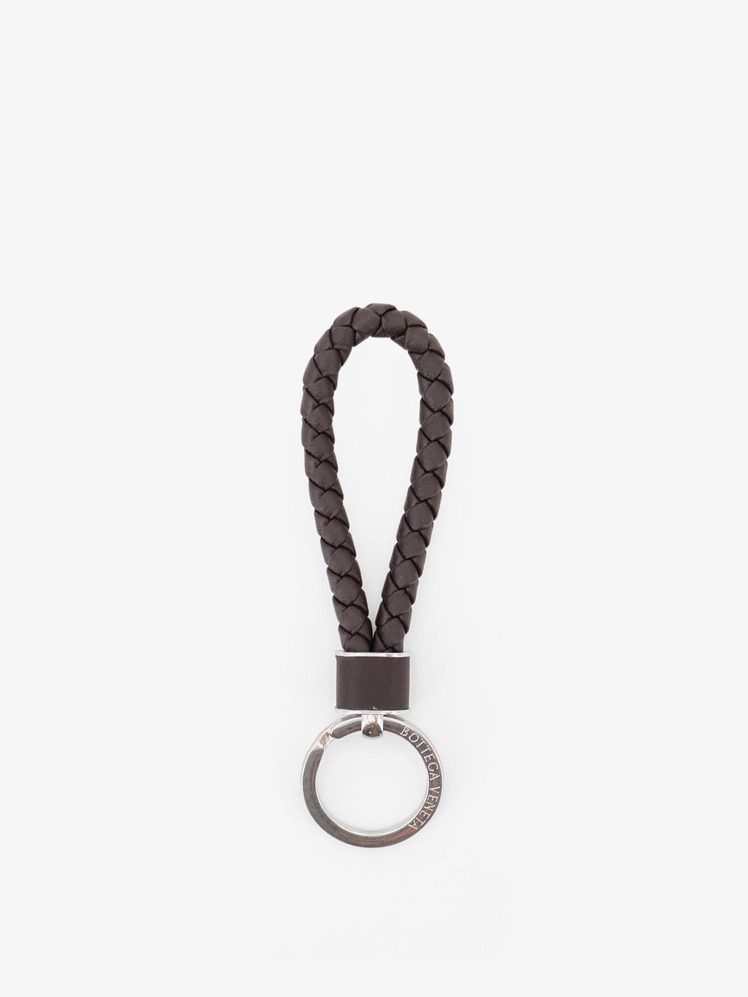 Bottega Veneta Men Leather Keychain