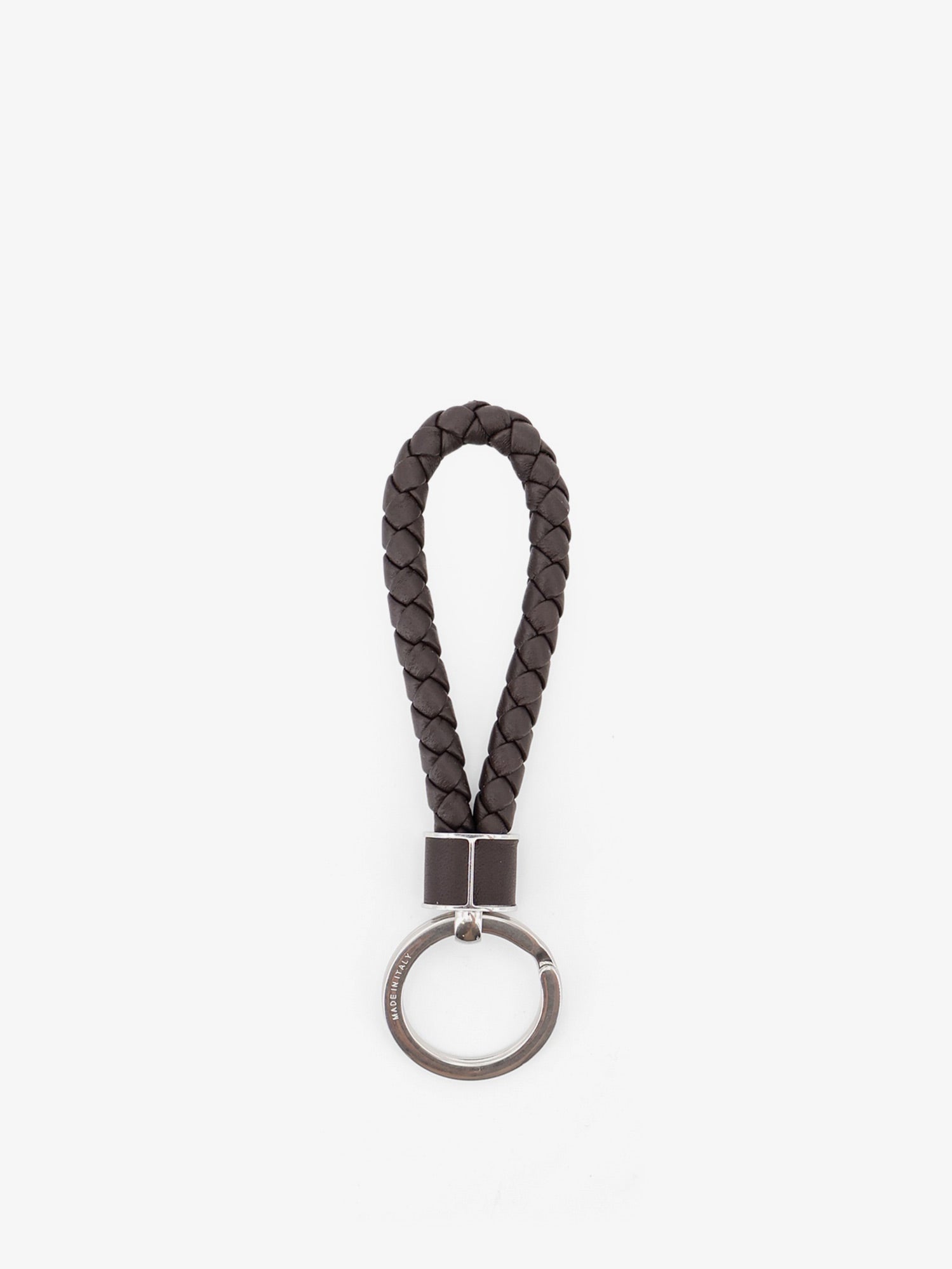 Bottega Veneta Men Leather Keychain