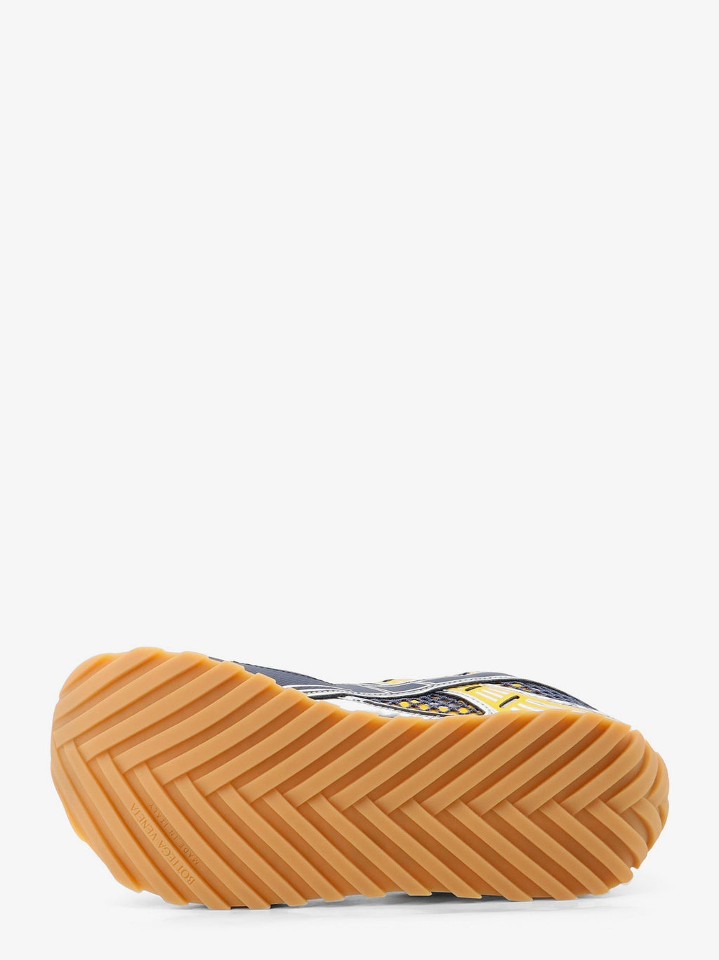 Bottega Veneta Men Orbit Mesh And Leather Sneakers