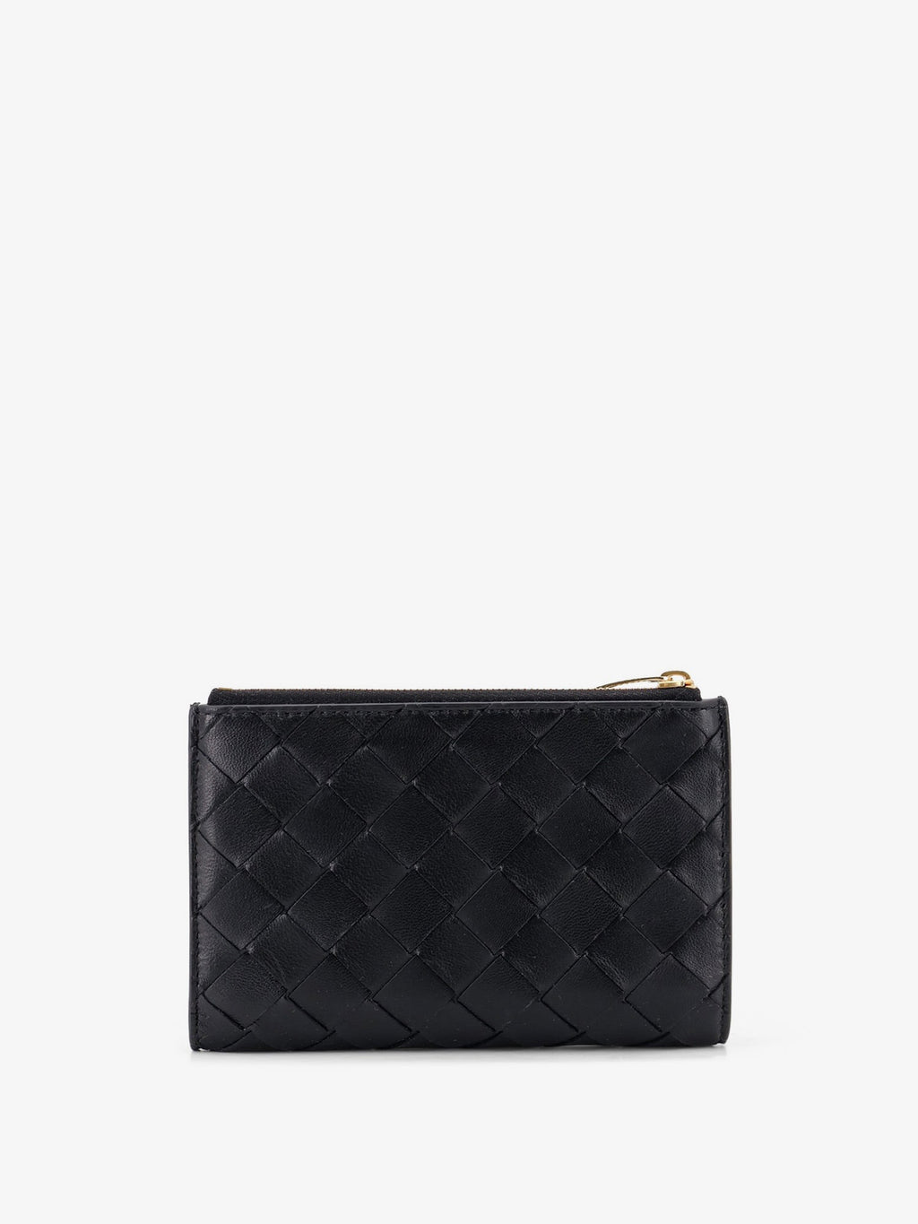 Bottega Veneta Women Leather Wallet With Intrecciato Pattern