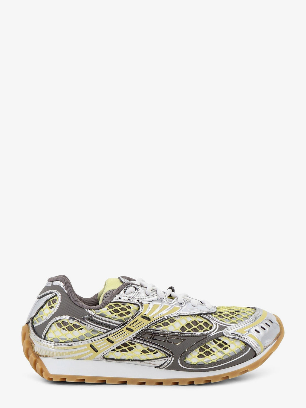 Bottega Veneta Women Orbit Mesh And Leather Sneakers