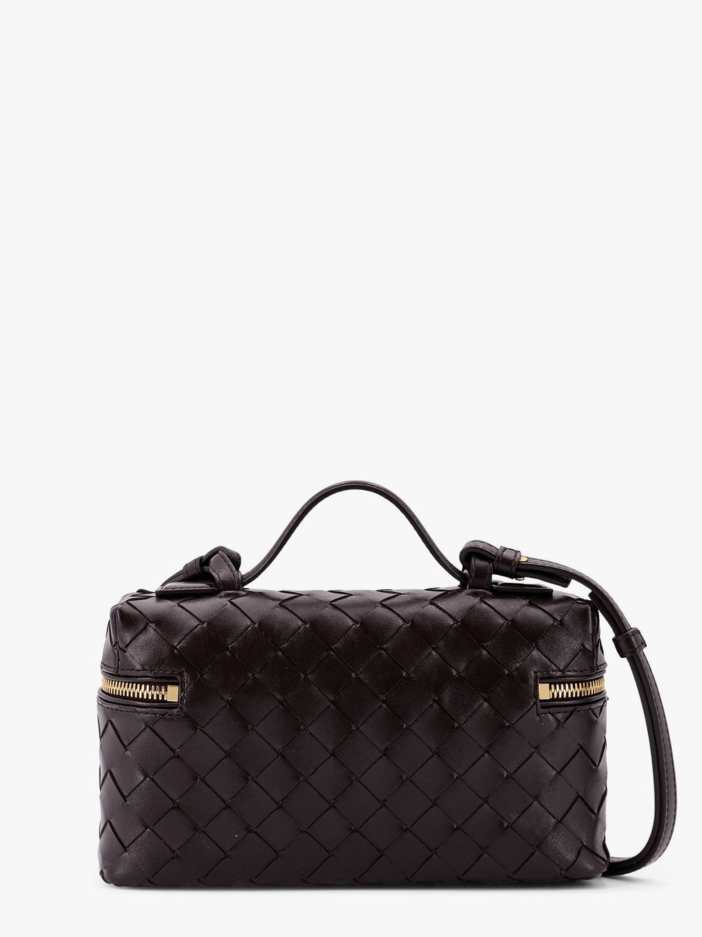 Bottega Veneta Women Bang Bang Leather Shoulder Bag With Intrecciato Pattern