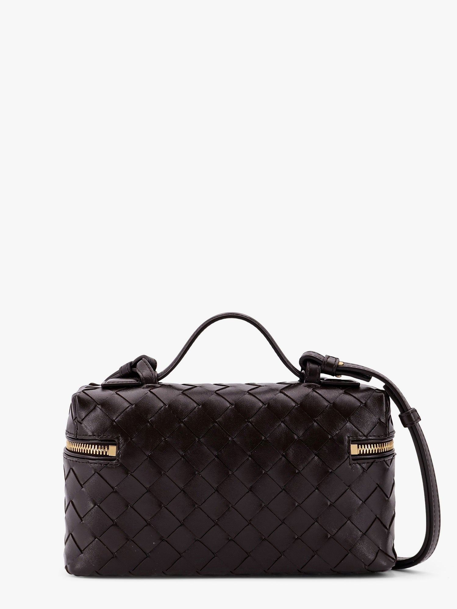Bottega Veneta Women Bang Bang Leather Shoulder Bag With Intrecciato Pattern