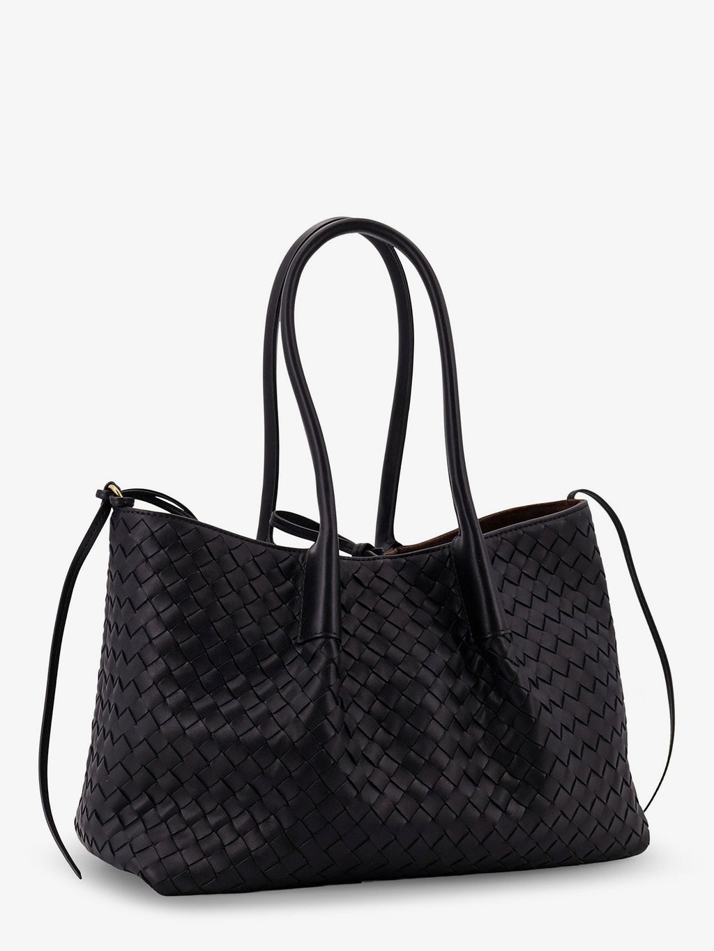 Bottega Veneta Women Pinacoteca Leather Handbag With Intrecciato Motif