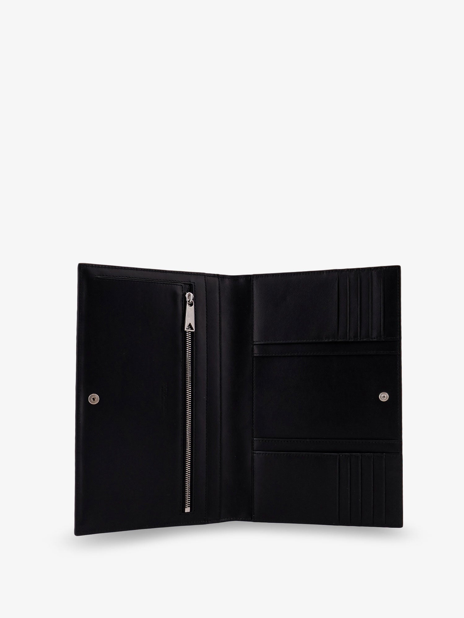 Bottega Veneta Men Leather Clutch Bag With Intrecciato Motif