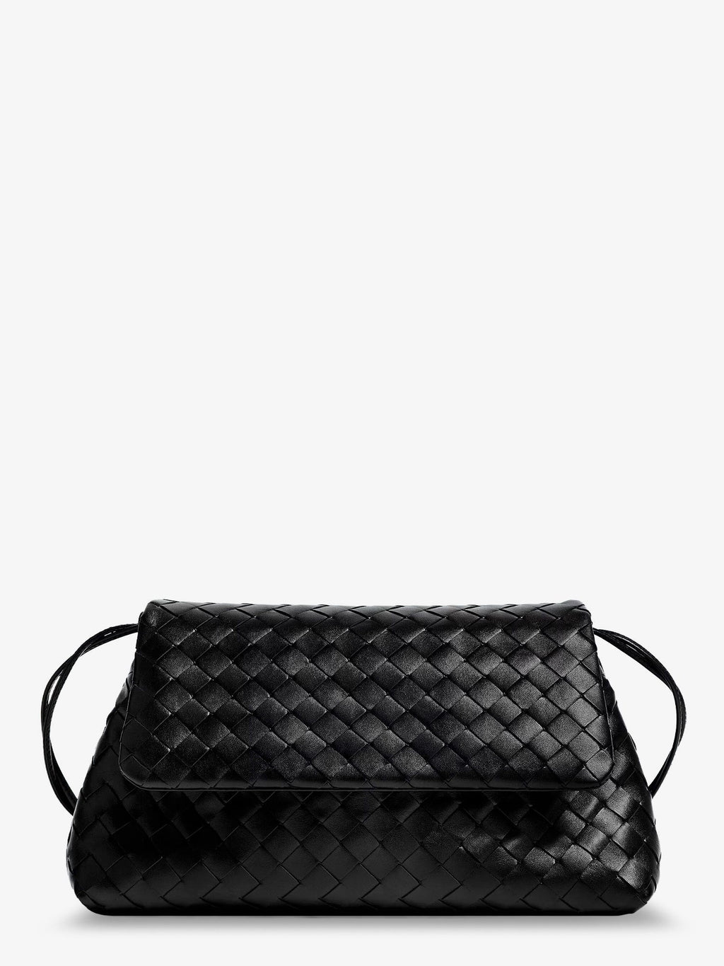 Bottega Veneta Women Leather Shoulder Bag With Intrecciato Pattern