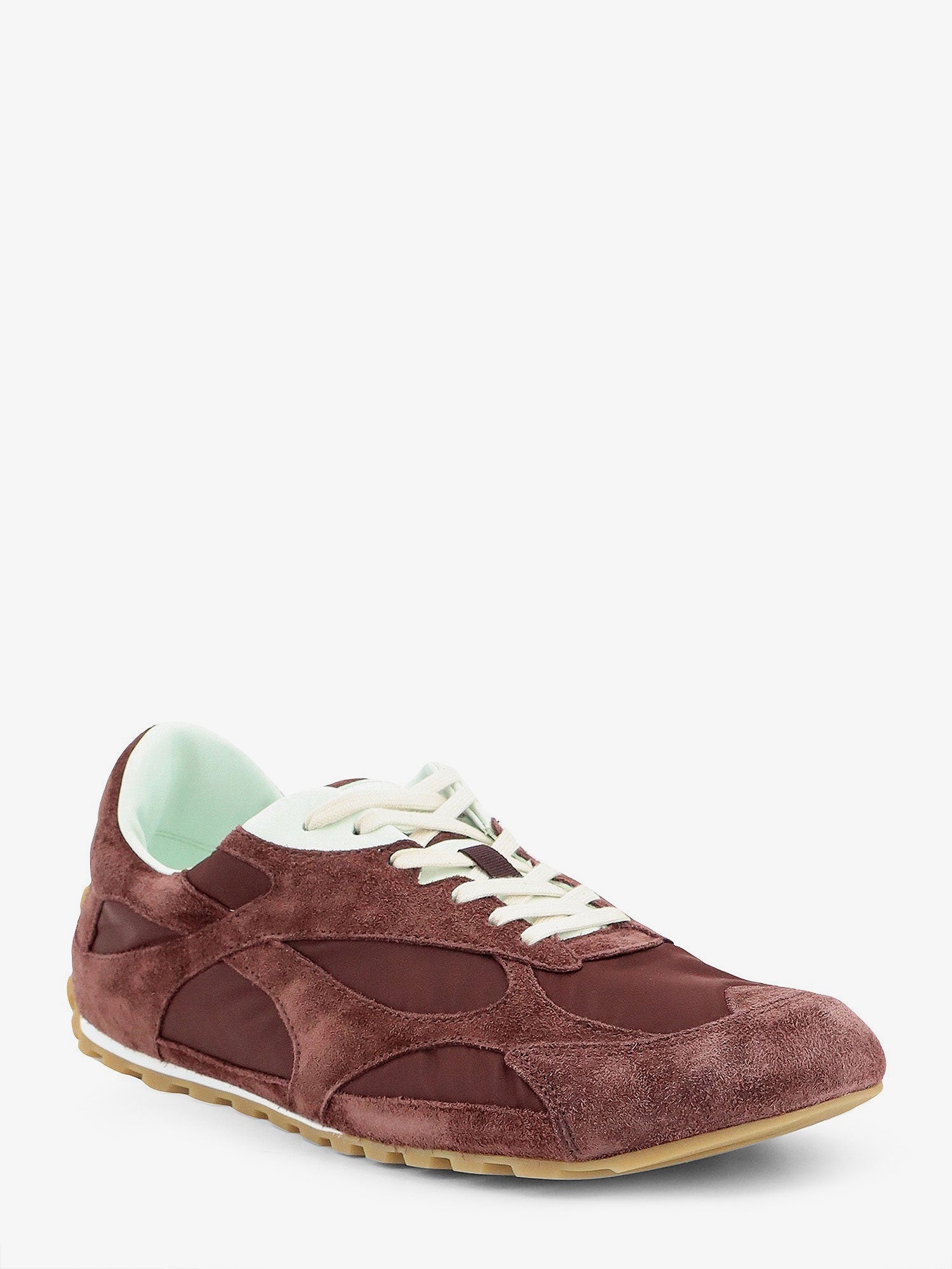 Bottega Veneta Men Orbit Flash Suede And Nylon Sneakers