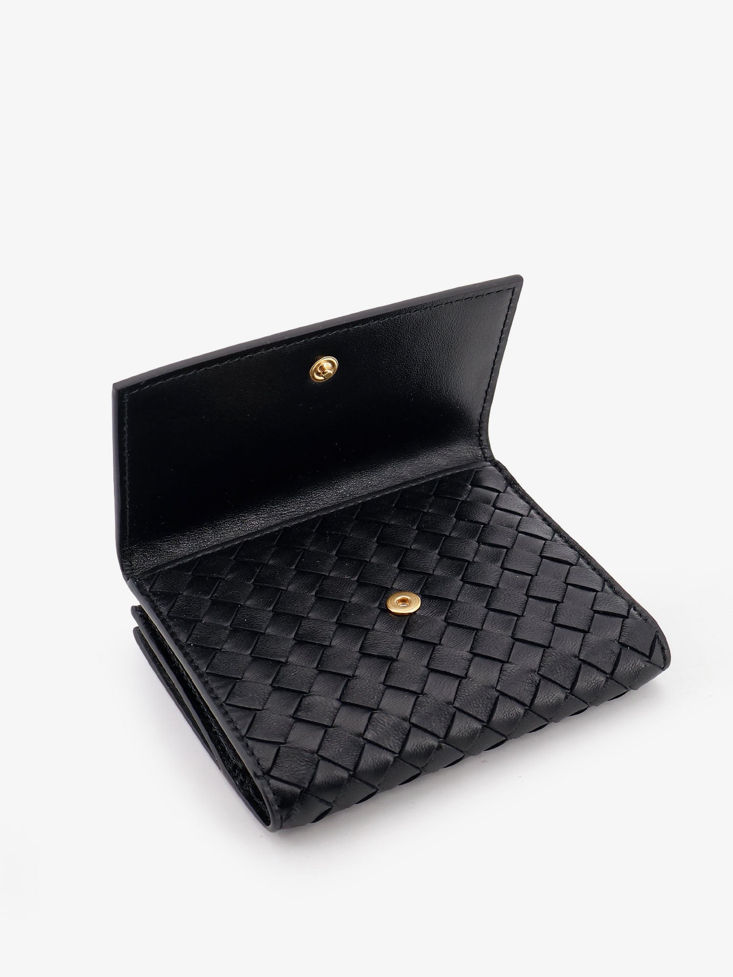 Bottega Veneta Women Bi-Fold Intrecciato Wallet With Zip