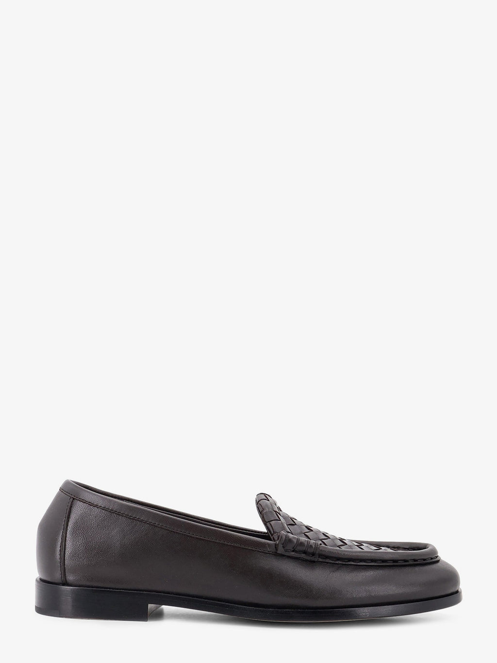 Bottega Veneta Women Silenzio Leather Loafers With Intrecciato Motif