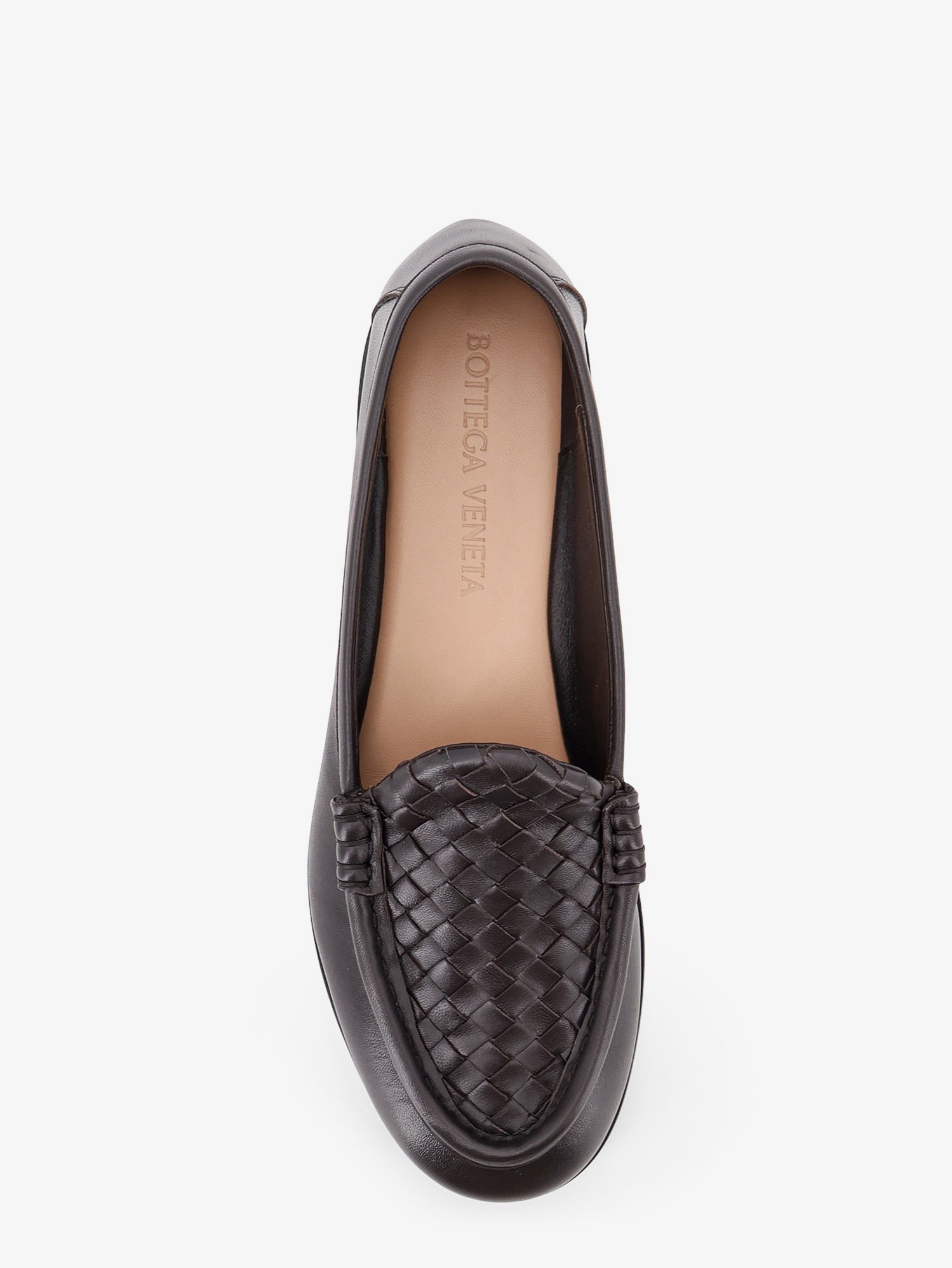 Bottega Veneta Women Silenzio Leather Loafers With Intrecciato Motif