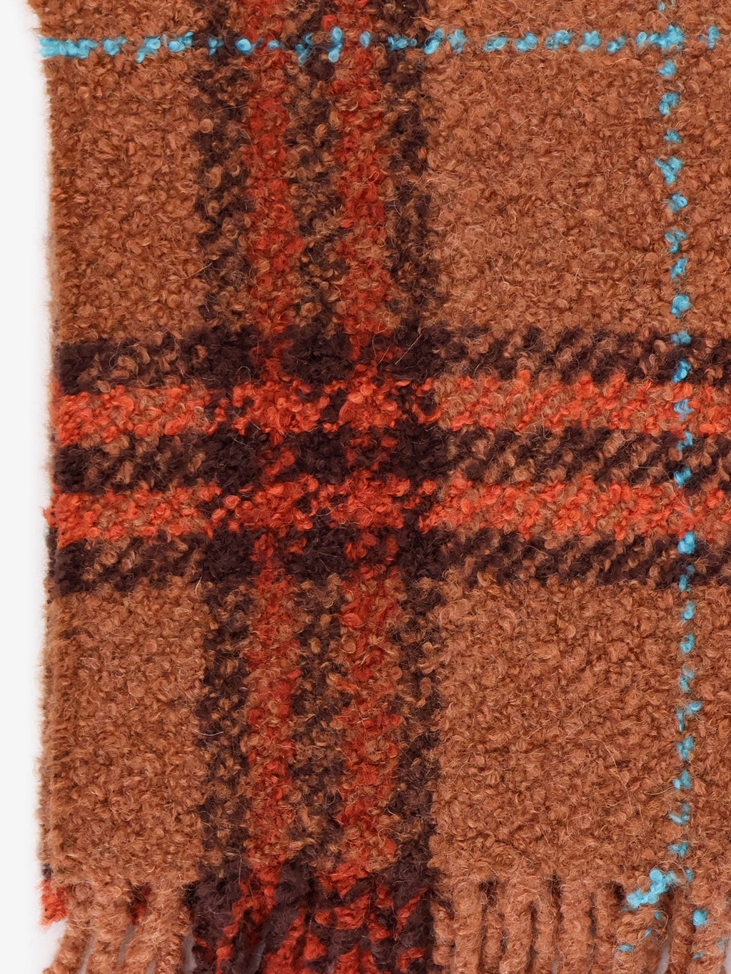 Burberry Women Wool Blend And Alpaca Boucle Scarf