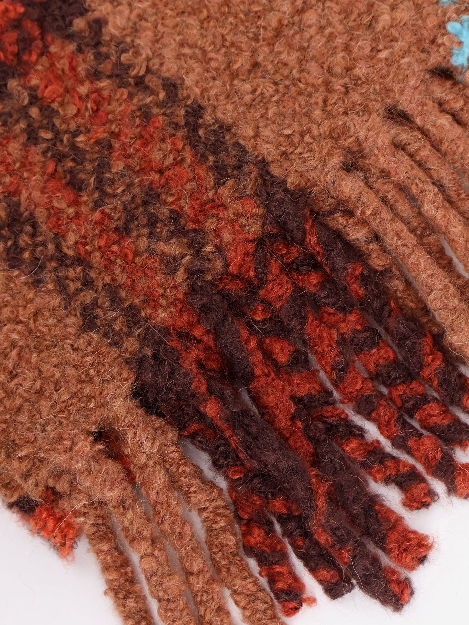 Burberry Women Wool Blend And Alpaca Boucle Scarf