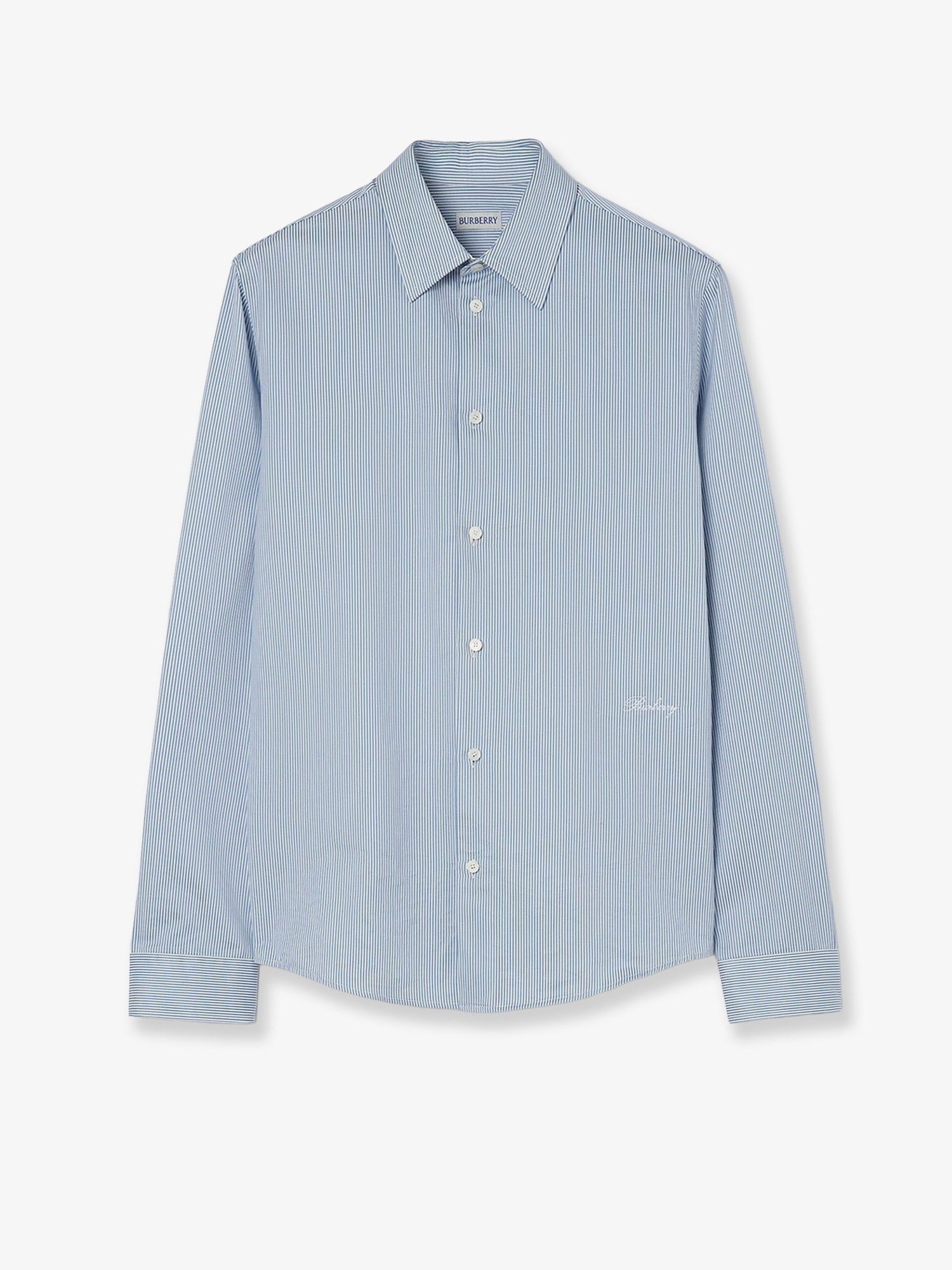 Burberry Men Striped Cotton Shirt