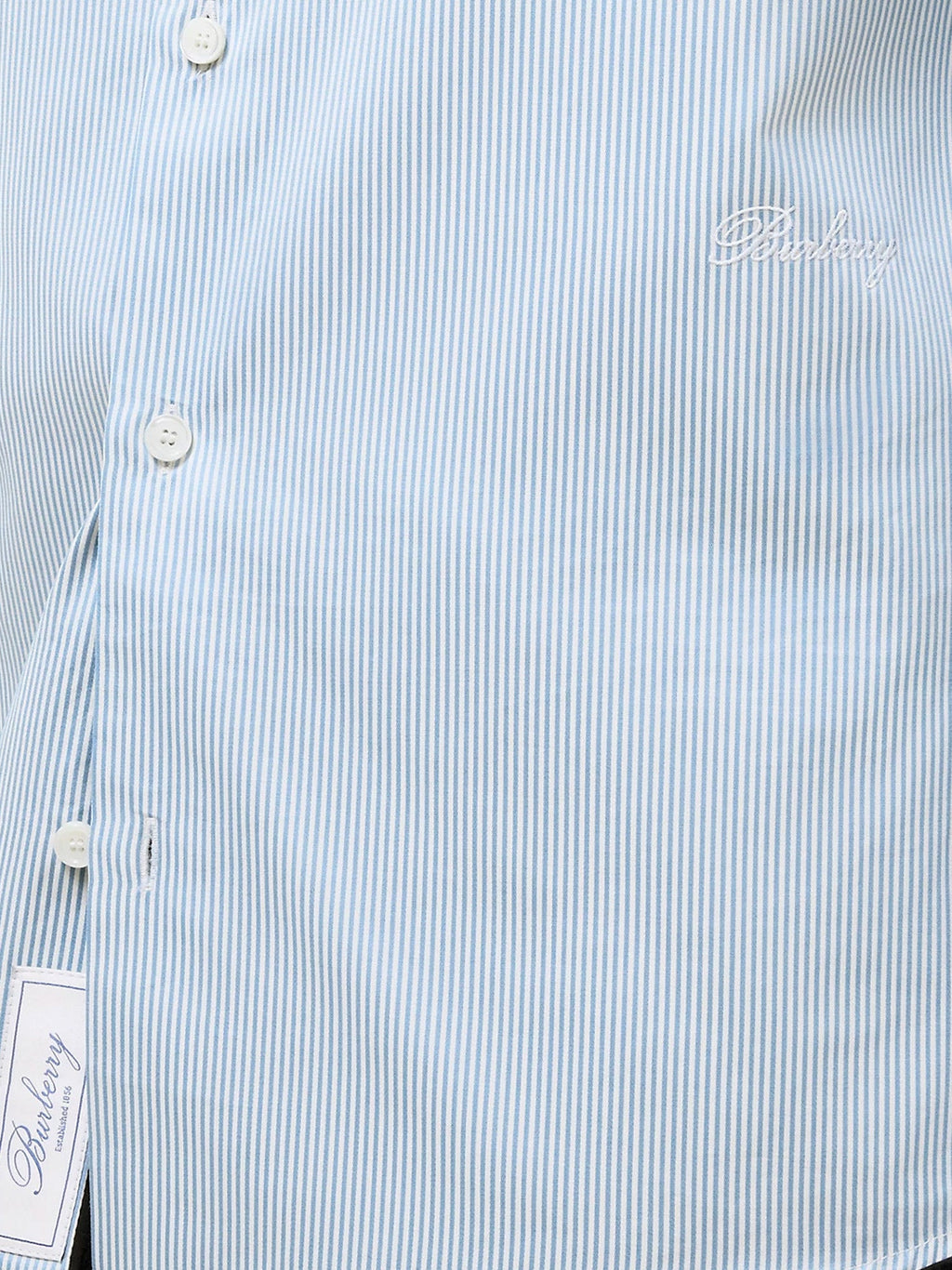 Burberry Men Striped Cotton Shirt