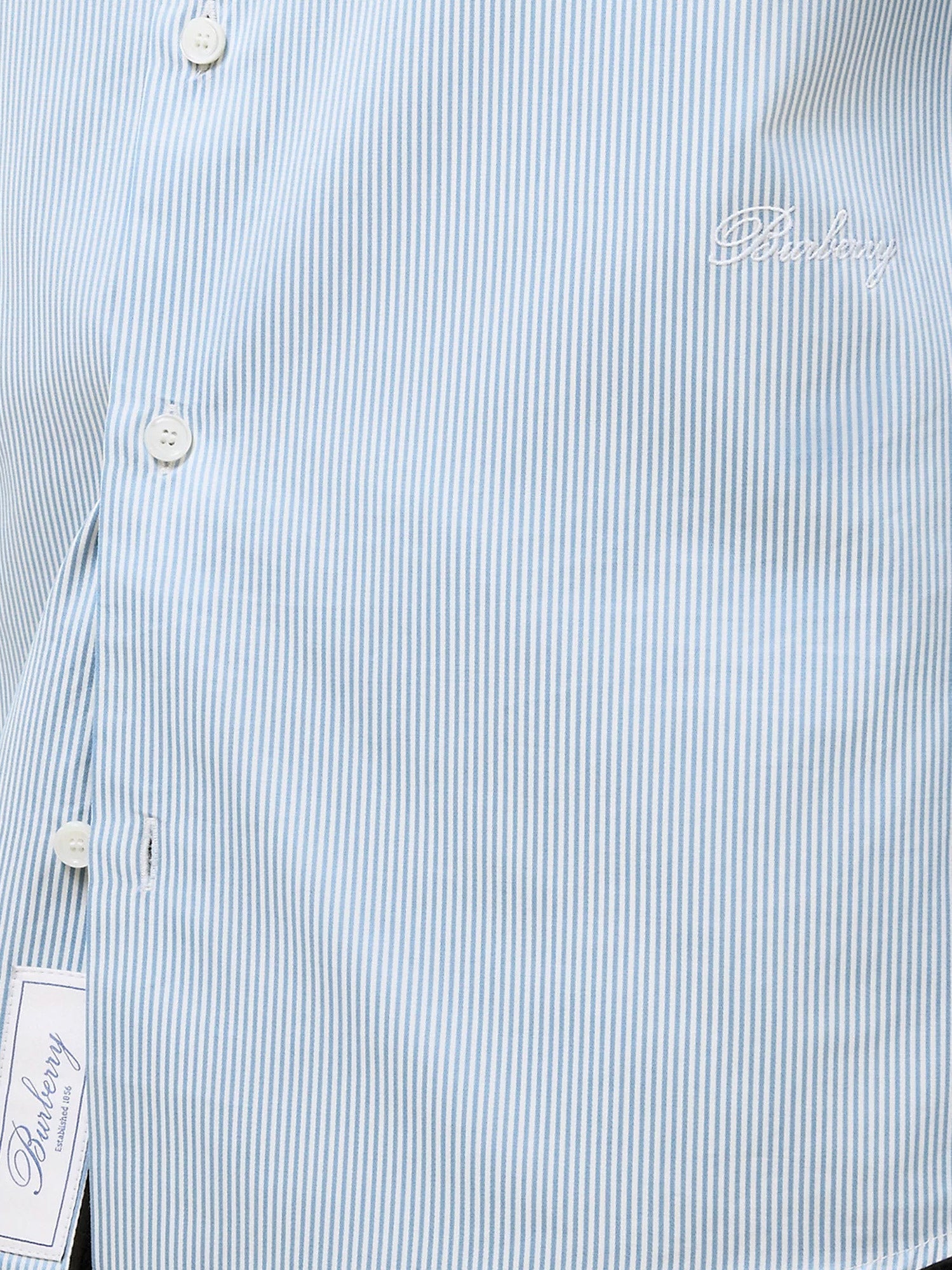 Burberry Men Striped Cotton Shirt