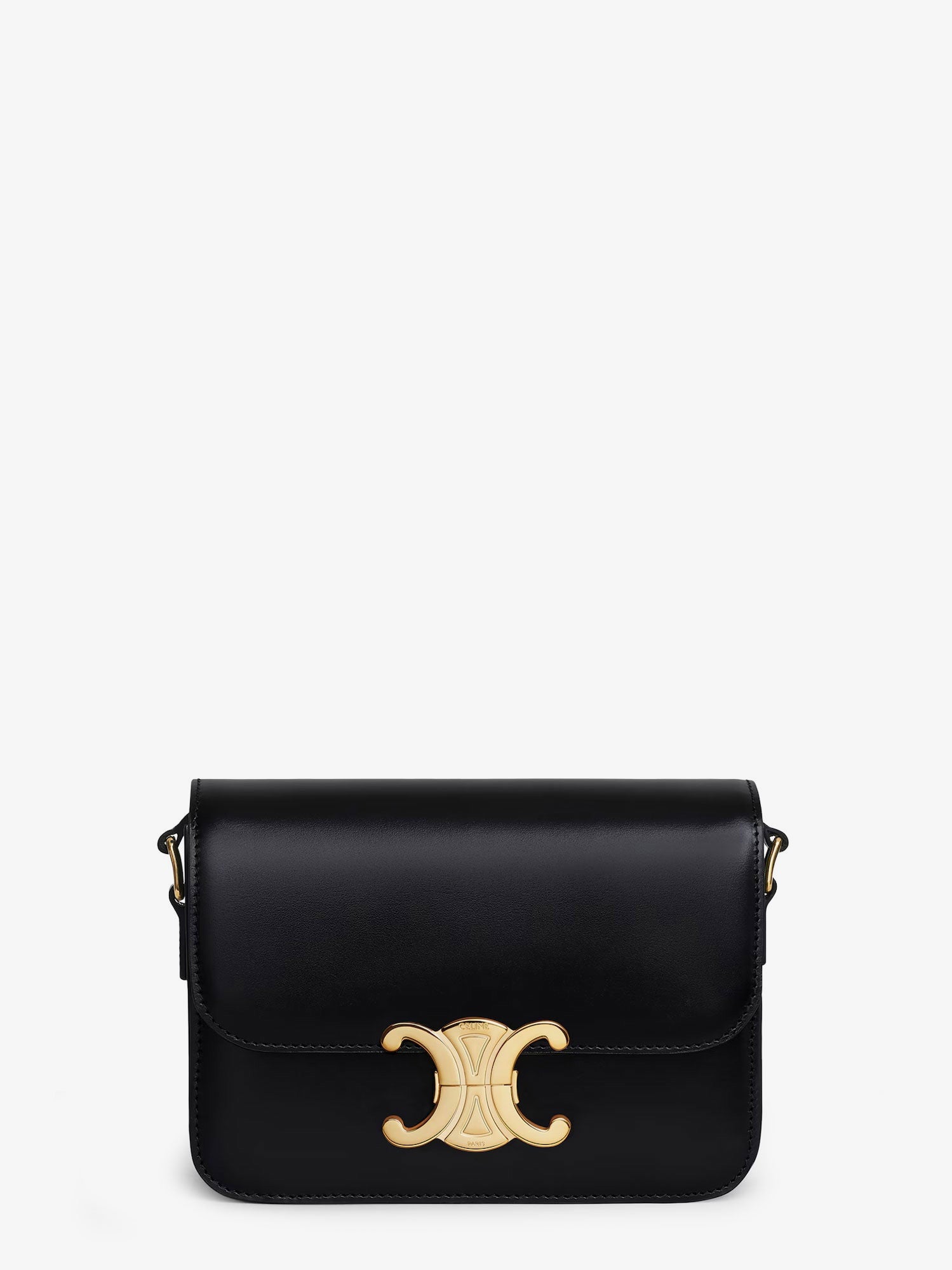 Celine Women Teen Triomphe Leather Crossbody Bag