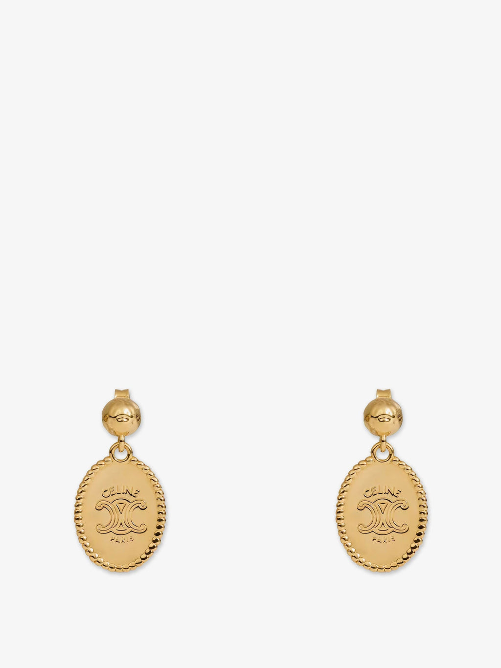 Celine Women Brass Earrings With Gold Finish
