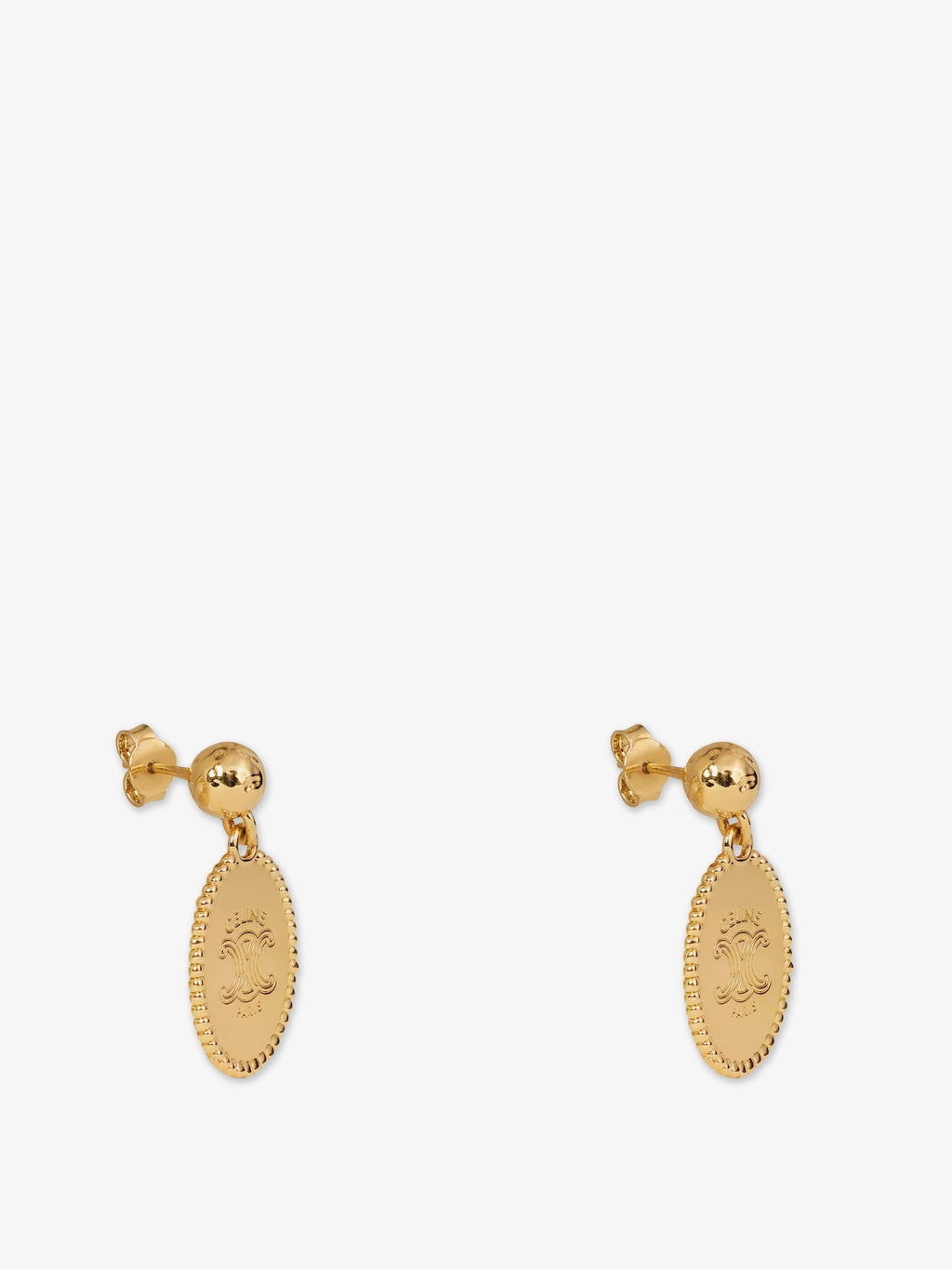 Celine Women Brass Earrings With Gold Finish