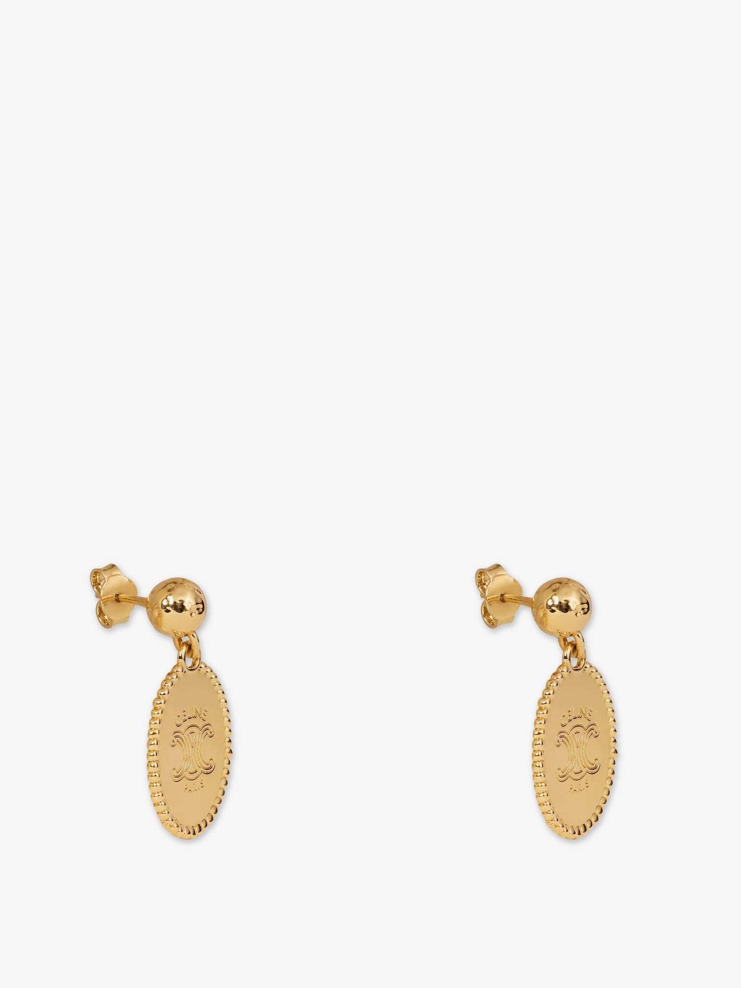Celine Women Brass Earrings With Gold Finish