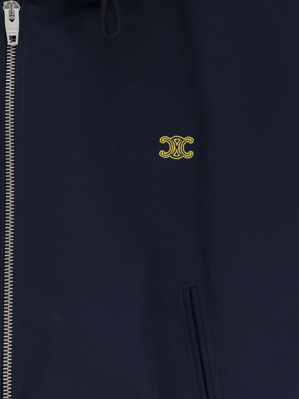 Celine Women Cotton Blend Jacket With Logo
