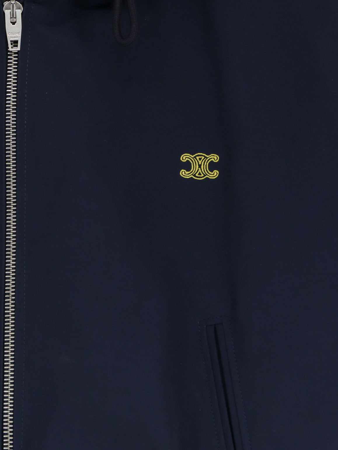 Celine Women Cotton Blend Jacket With Logo