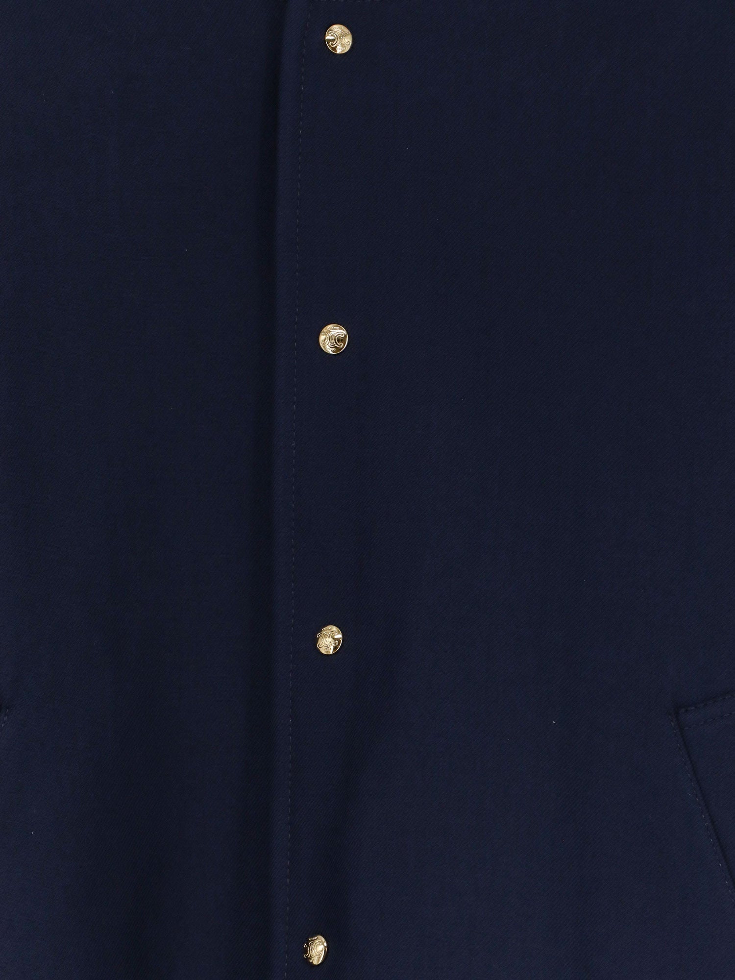 Celine Women Cotton Blazer With Printed Lining