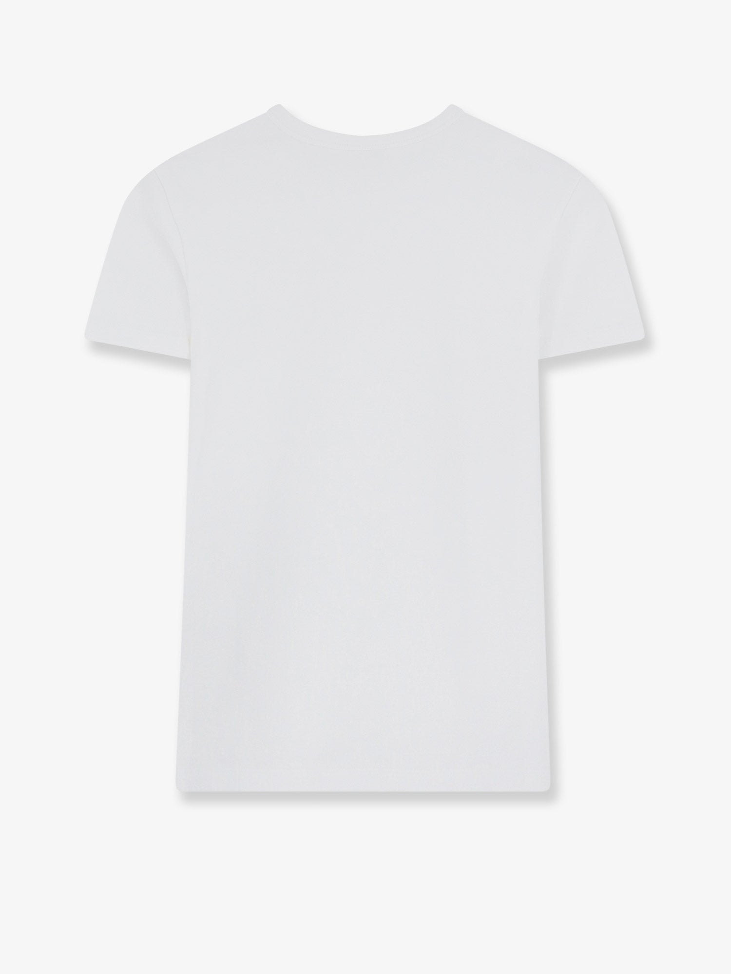 Celine Women Cotton T-Shirt With Front Lettering Logo Print