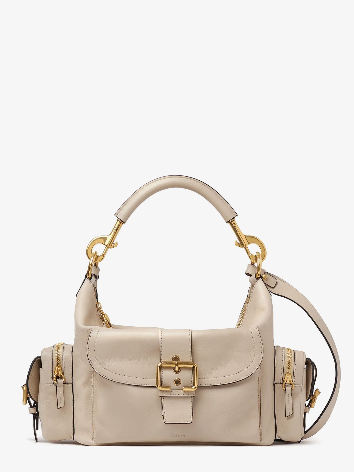 Chloe' Women Medium Double Carry Leather Shoulder Bag