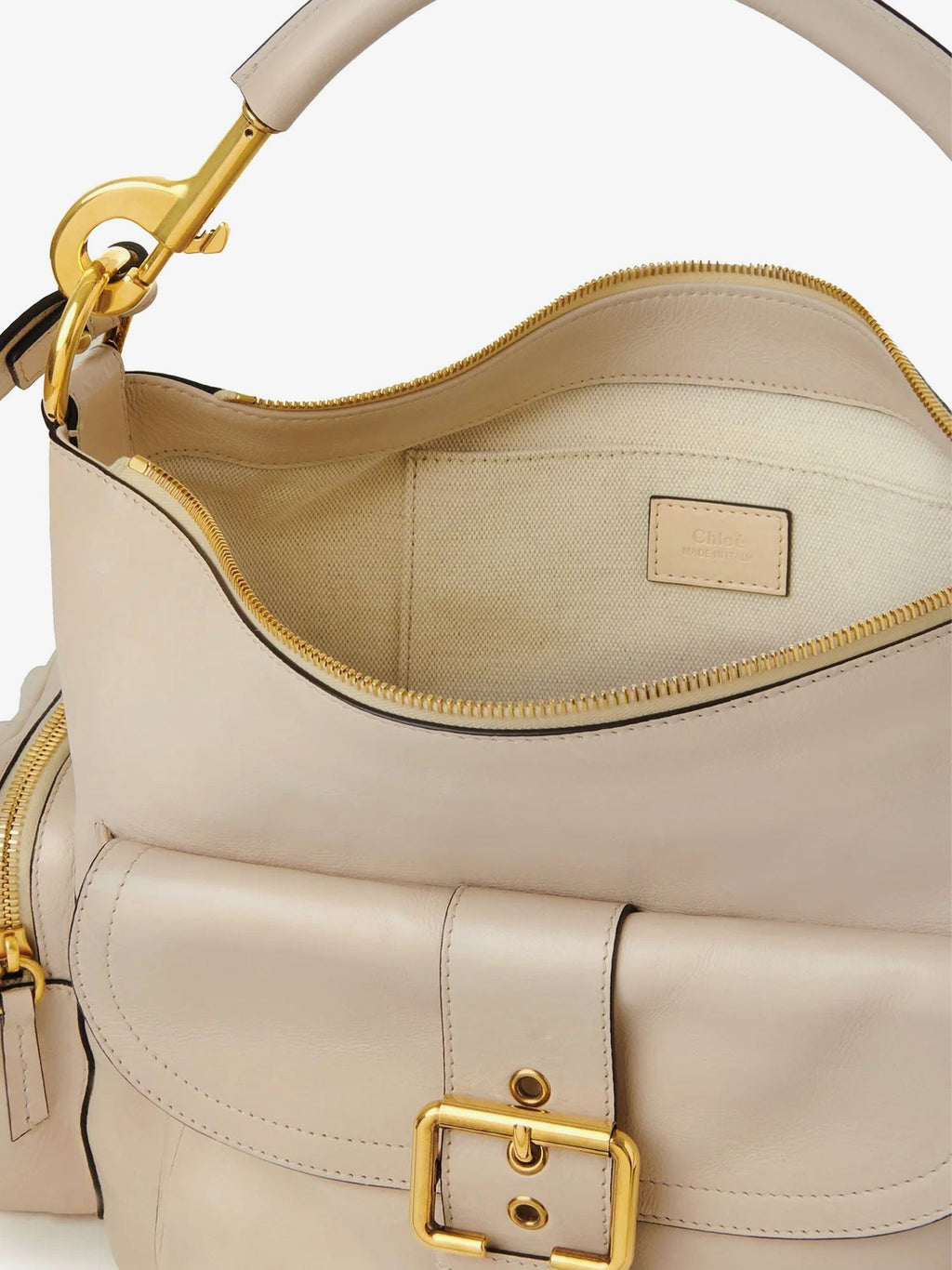 Chloe' Women Medium Double Carry Leather Shoulder Bag
