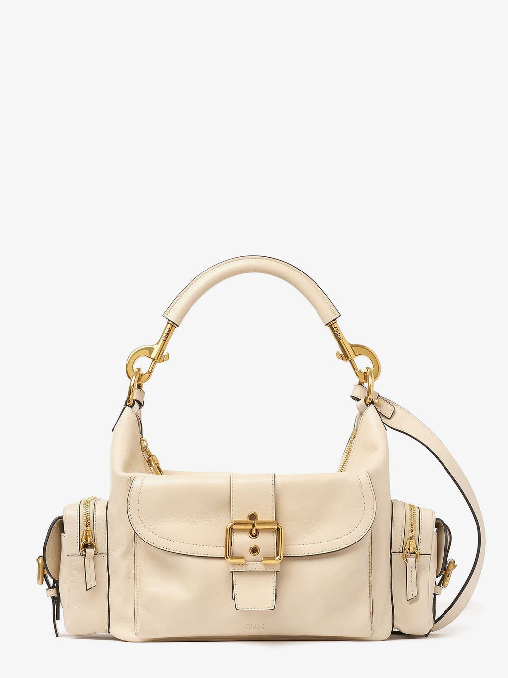 Chloe' Women Medium Double Carry Leather Shoulder Bag