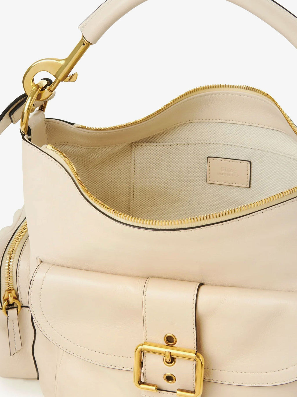 Chloe' Women Medium Double Carry Leather Shoulder Bag