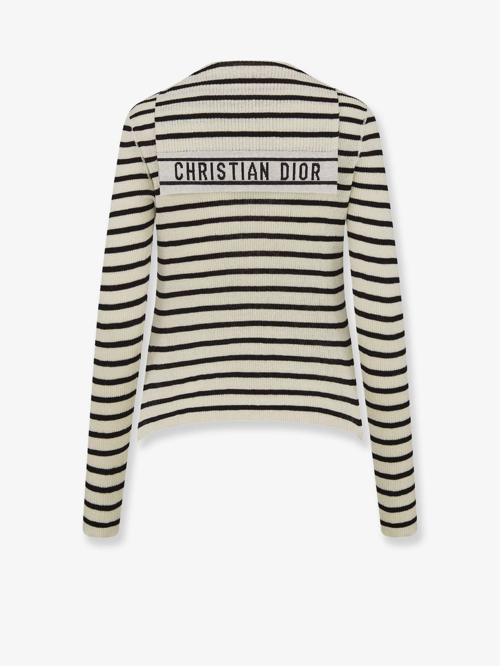 Dior Women Dioriviera Striped Linen And Silk Sweater