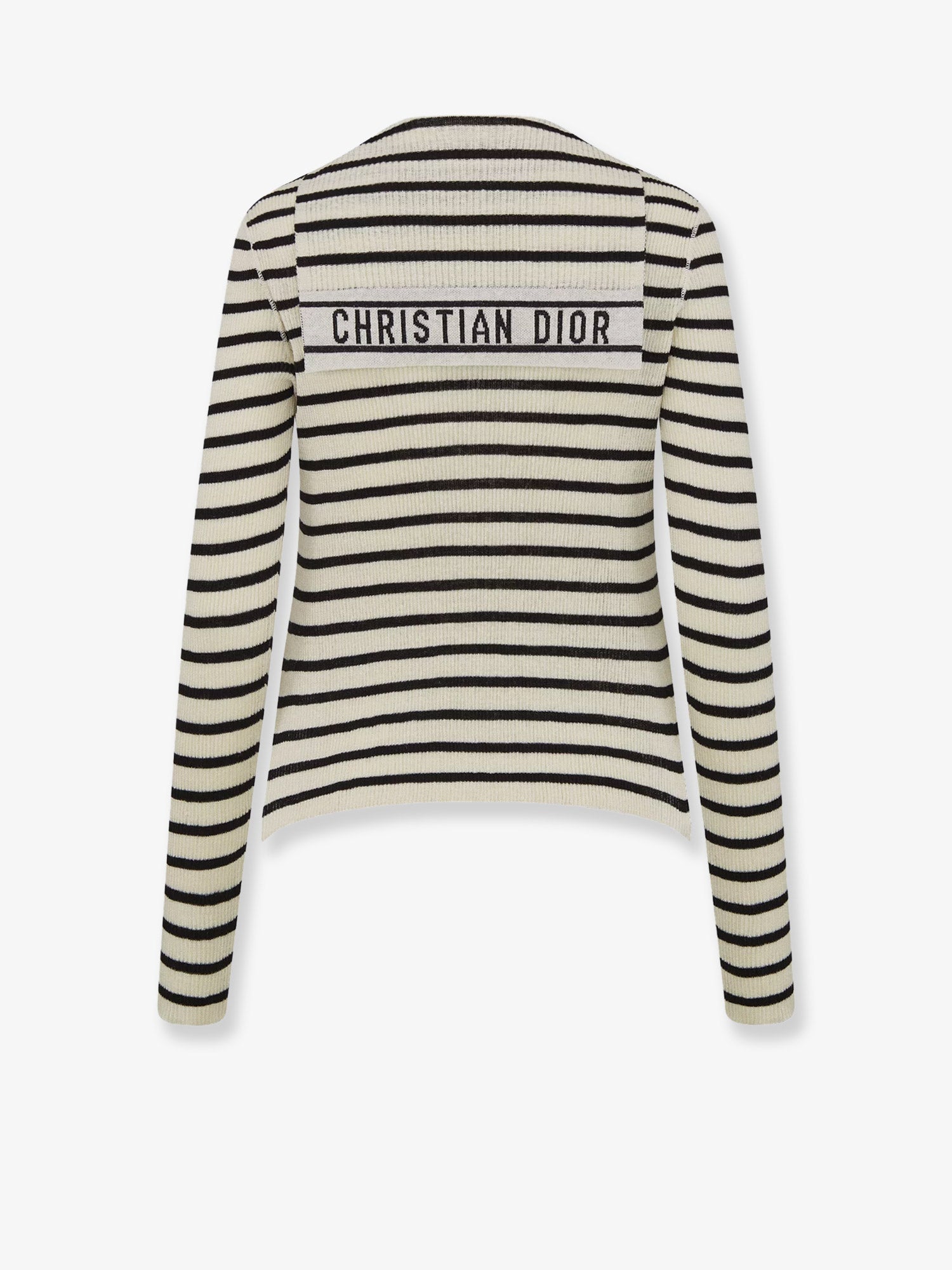 Dior Women Dioriviera Striped Linen And Silk Sweater