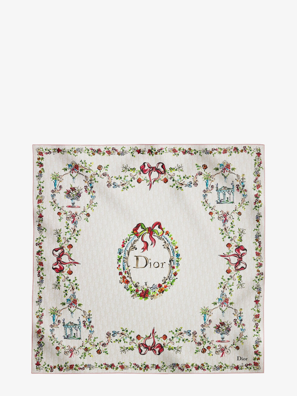 Dior Women Dior Arabesque Dioriviera 90 Silk Foulard