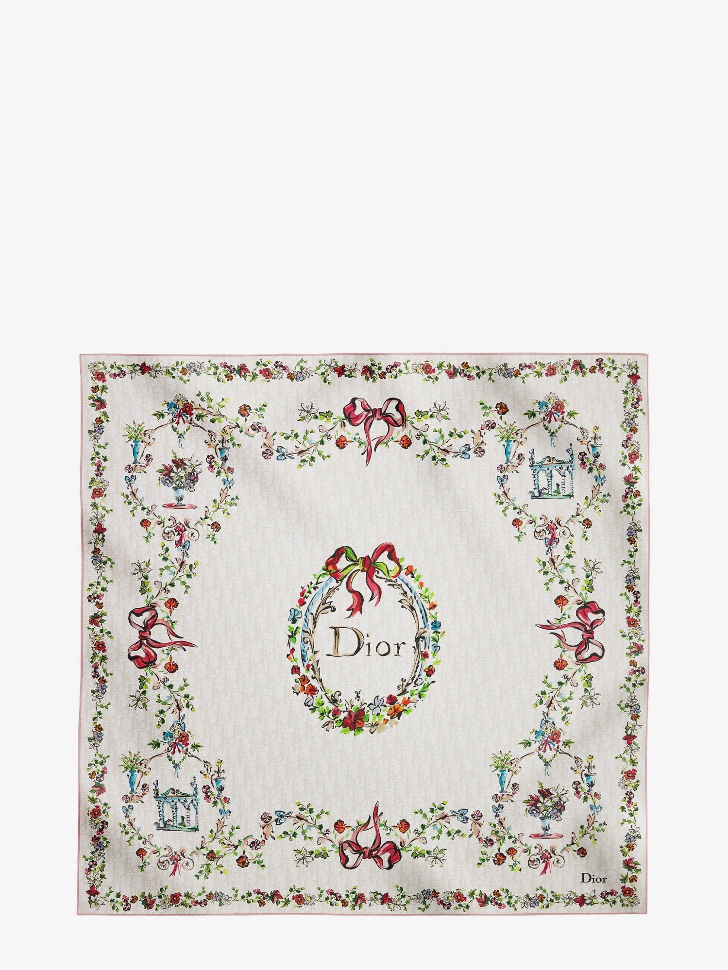Dior Women Dior Arabesque Dioriviera 90 Silk Foulard