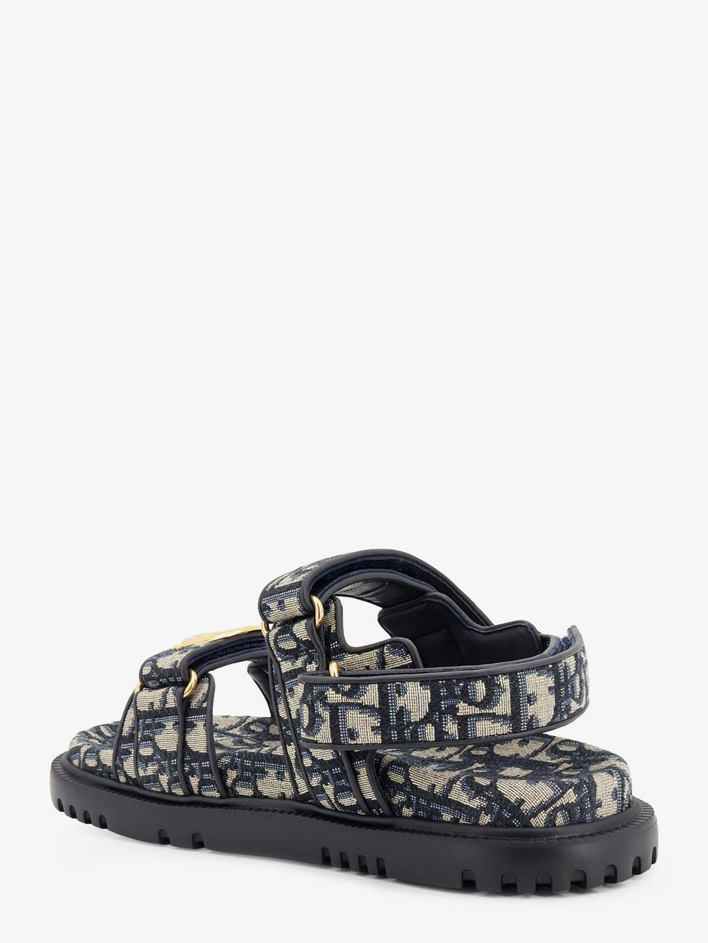 Dior Women Dior Oblique Jacquard Fabric Sandals