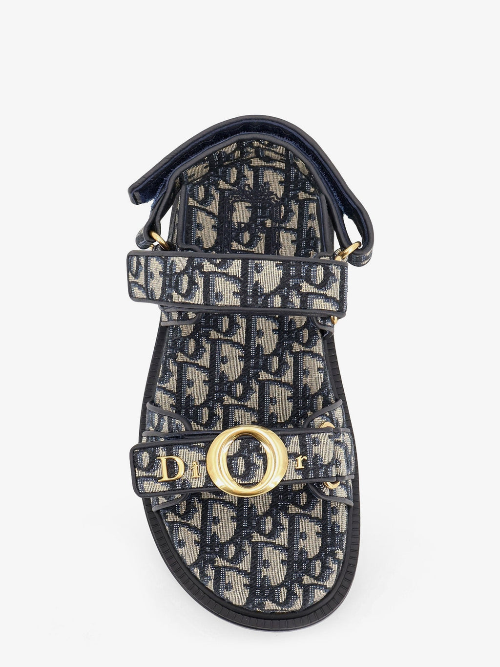 Dior Women Dior Oblique Jacquard Fabric Sandals
