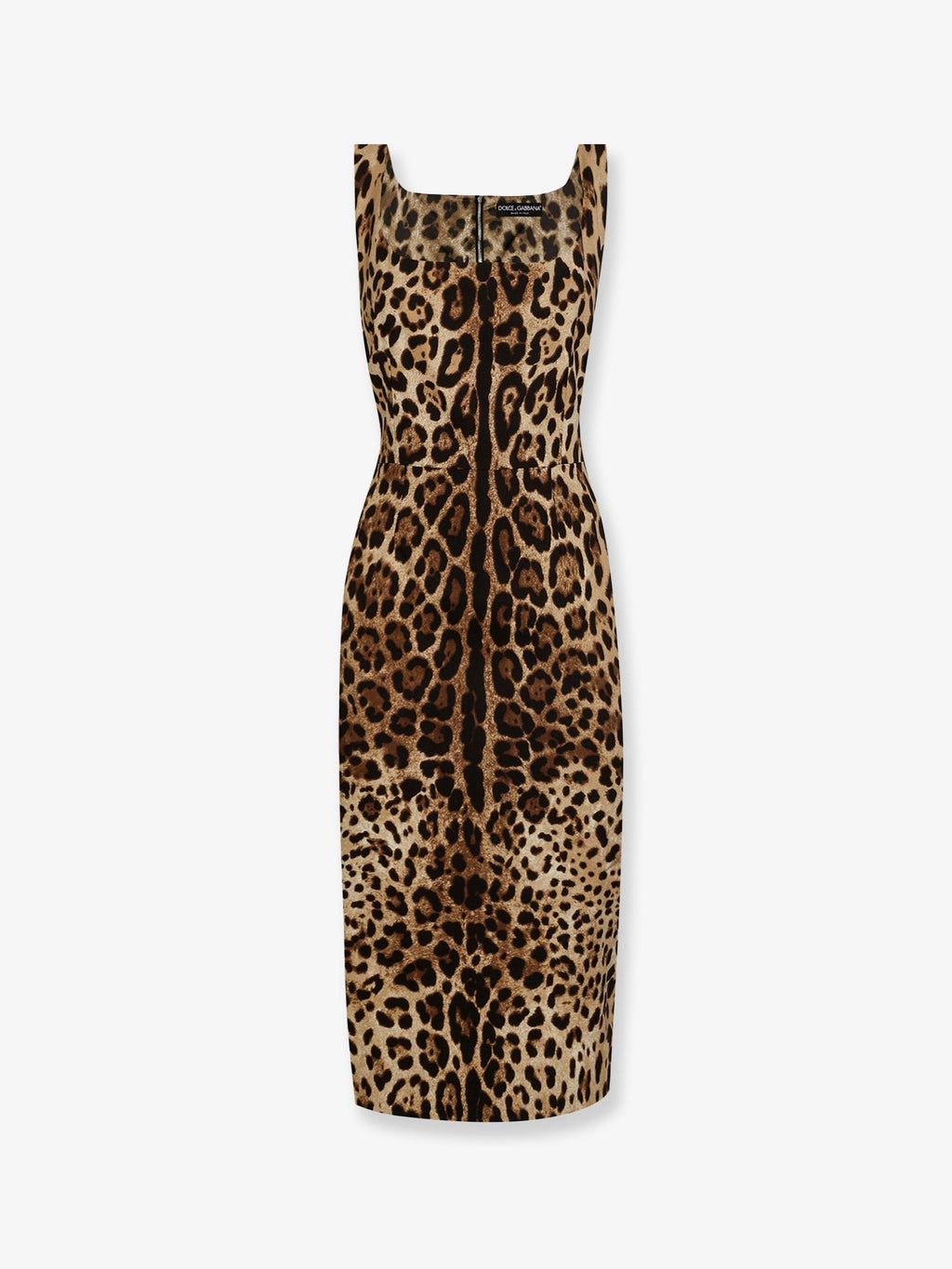 Dolce & Gabbana Women Midi Dress With Animal Print