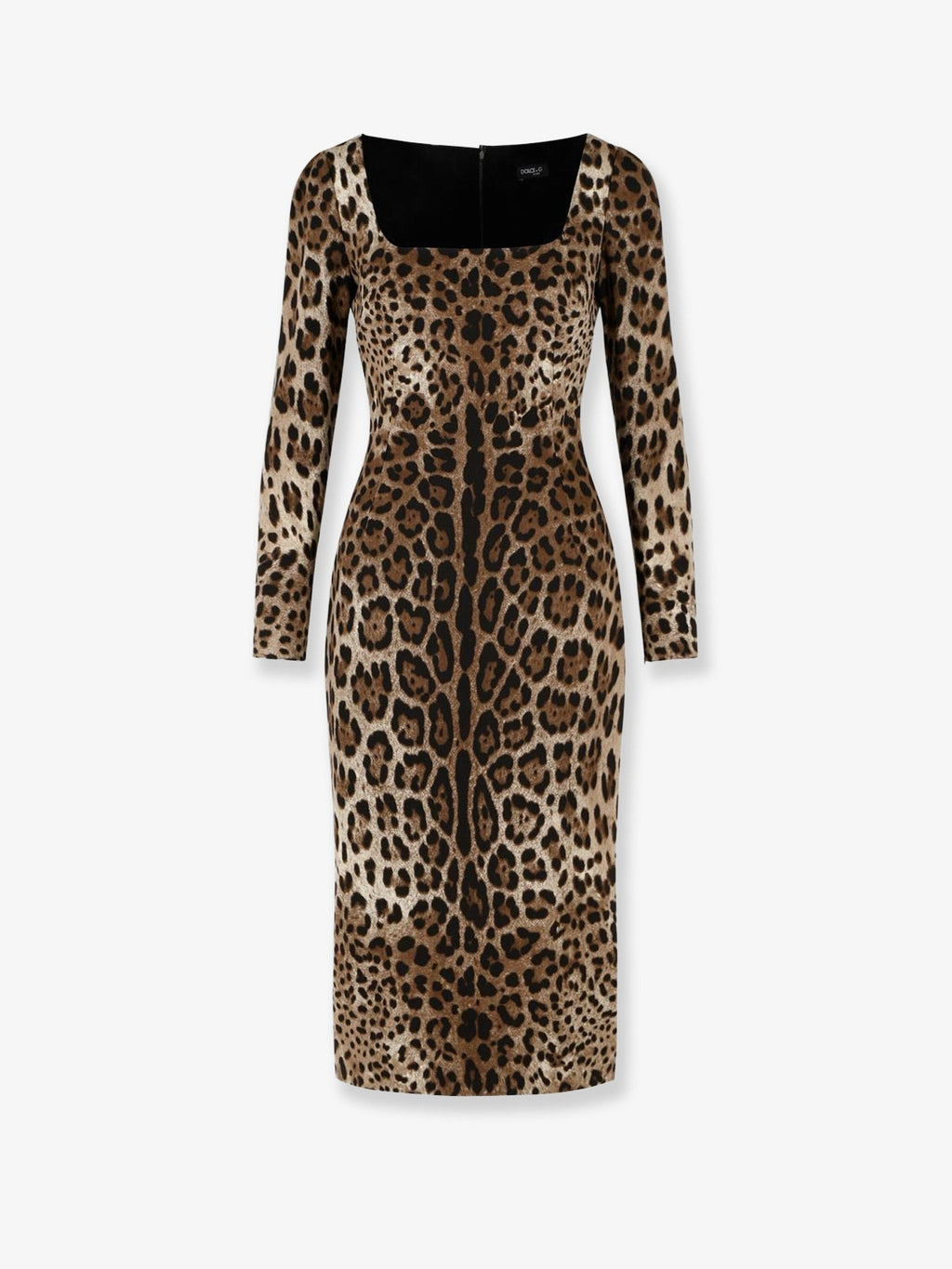 Dolce & Gabbana Women Midi Dress With Animal Print